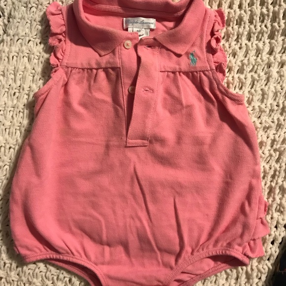 ralph lauren baby girl romper